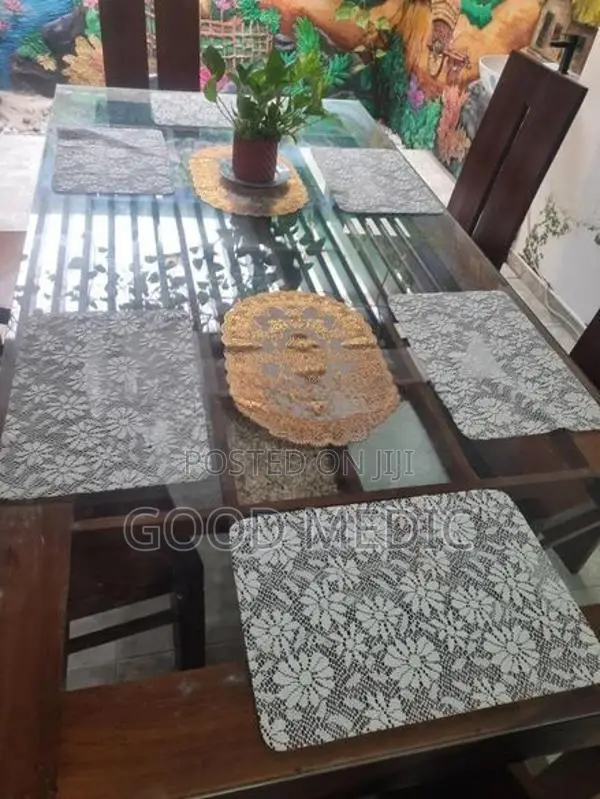 Teak 6 Chair Dining Table