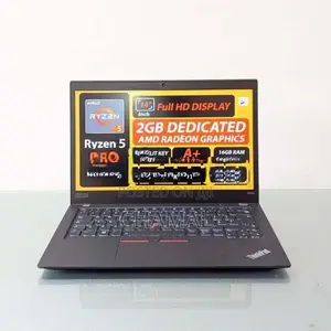 Thinkpad T495s +Ryzen 5 Pro +|256GB|2GB VGA Laptops