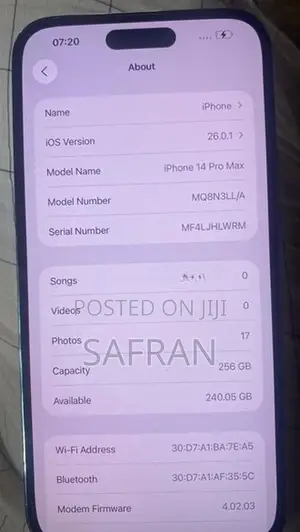 Apple iPhone 14 Pro Max 256GB (Used)