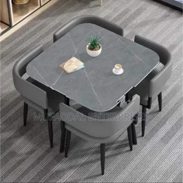 Square Dining Table Stylish 4 Set