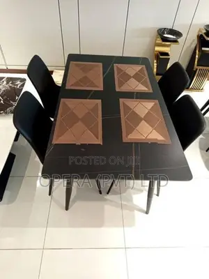 Granite Top 4 Chair Dining Table Set -GT415