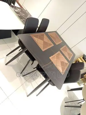 Granite Top 4 Chair Dining Table Set -GT415