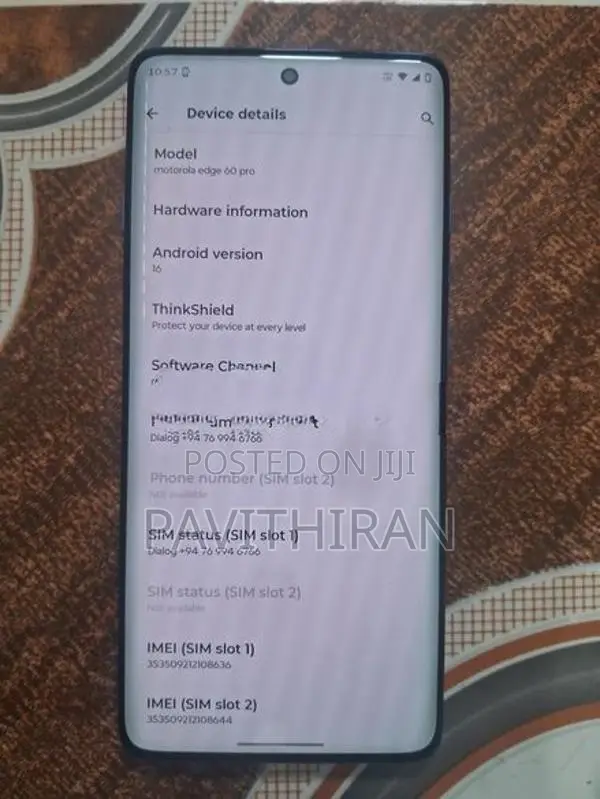 Moto Edge 60 Pro (Used)