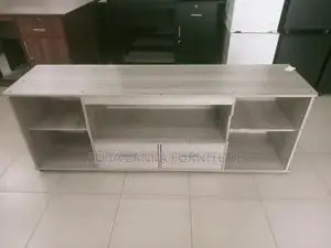 Melamine T v Stand with Setup Cupboard 75 "