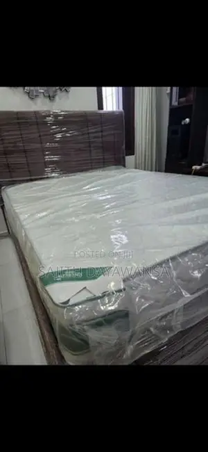King Size Bed with Spring Mattress