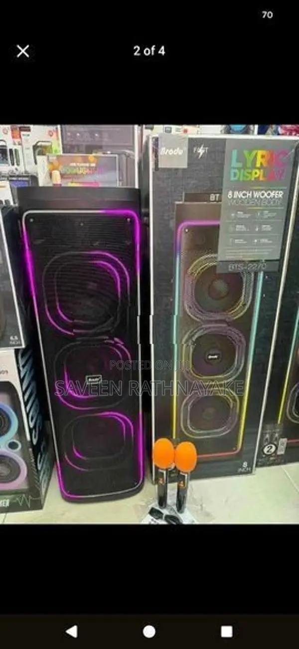 Brodu BTS-2270 Outdoor Ikaraoke Party Speakers