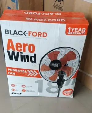 Black Ford Stand Fan 18"