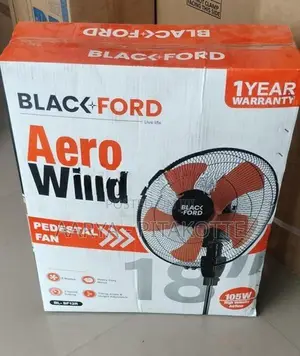 Black Ford Stand Fan 18"