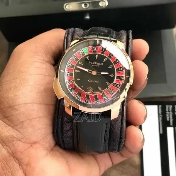 Jacob AND Co Casino Tourbillon Rose Gold Swiss Made Men’s Watch