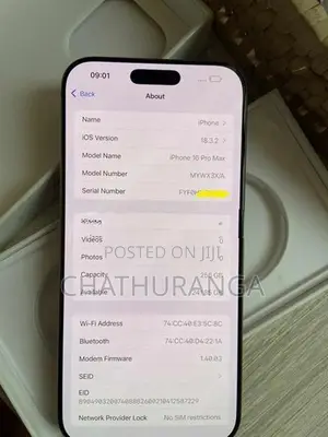 Apple iPhone 16 Pro Max (Used)