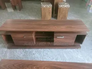 Melamine TV Stand with Setup Cupboard 75