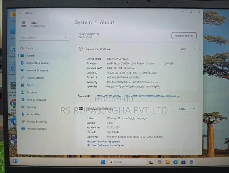Dell AMD Ryzen 5 Laptop