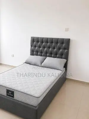 Brand New Modern Fabric Upholstered Bed Frame - Grey