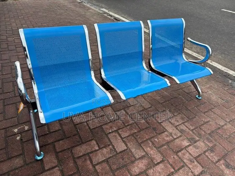 Steel Office Gang Chair 3 Seater