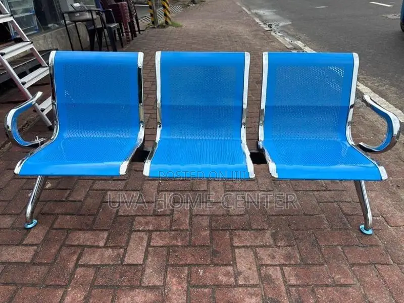 Steel Office Gang Chair 3 Seater