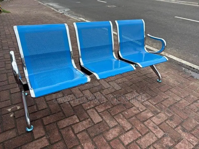 Steel Office Gang Chair 3 Seater