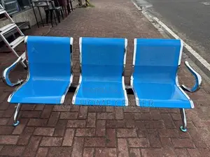 Steel Office Gang Chair 3 Seater