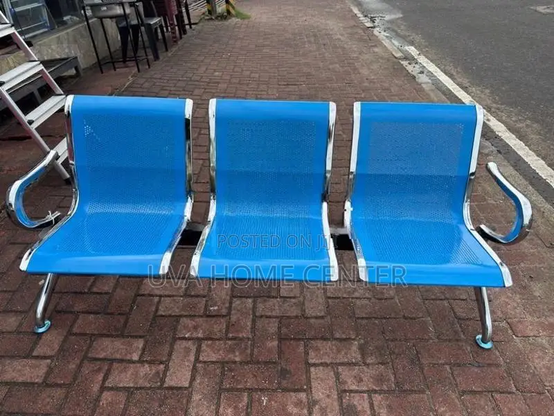 Steel Office Gang Chair 3 Seater