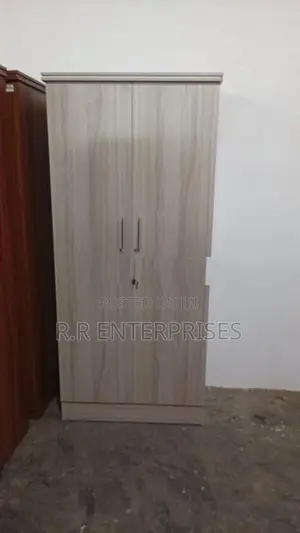 New Ash White 2 Door Melamine Wardrobes