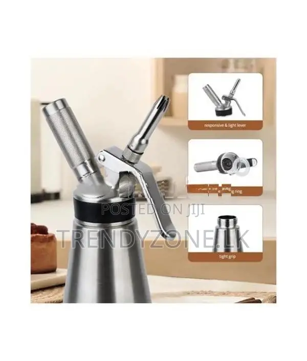 SS Whipped Cream Dispenser 1L