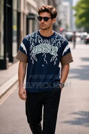 Men’s Printed Streetwear T-Shirt