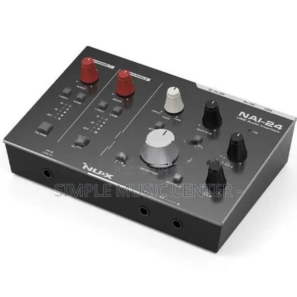 NUX NAI-24 USB Audio Interface for Recording