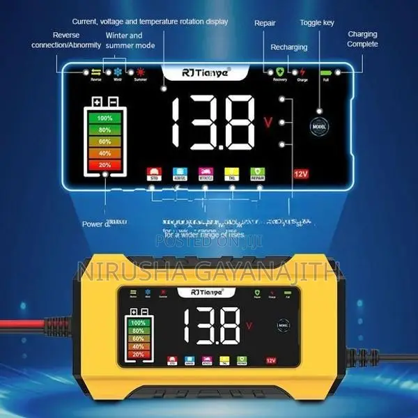 Smart Car Battery Charger 12V 6A