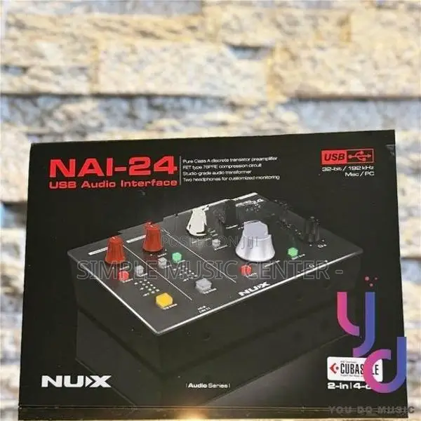 NUX NAI-24 USB Audio Interface for Recording