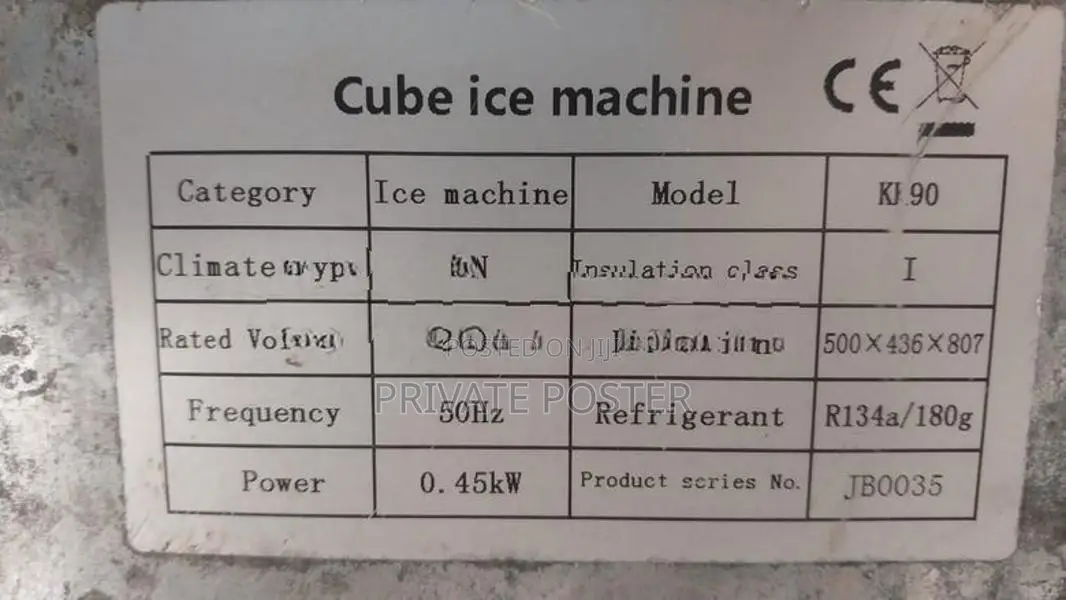 Ice Cube Machine