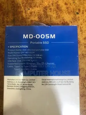 256GB SSD Portable Hard