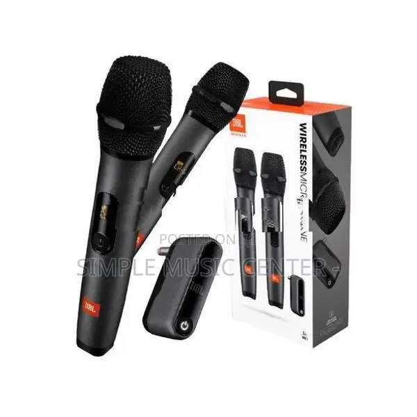 JBL Wireless Two Microphone System with Dual-Channel Receiver