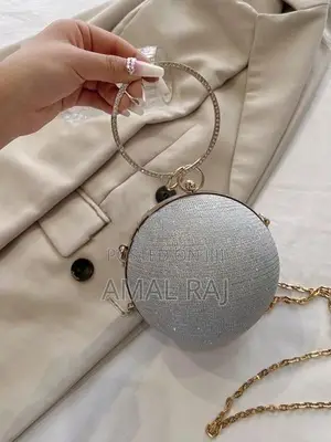 Elegant Crystal Ball Crossbody Chain Bag for Women