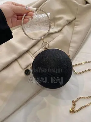 Elegant Crystal Ball Crossbody Chain Bag for Women