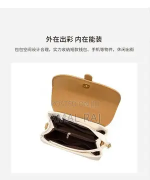 Stylish Black Leather Crossbody Bag with Cute Bunny Charm