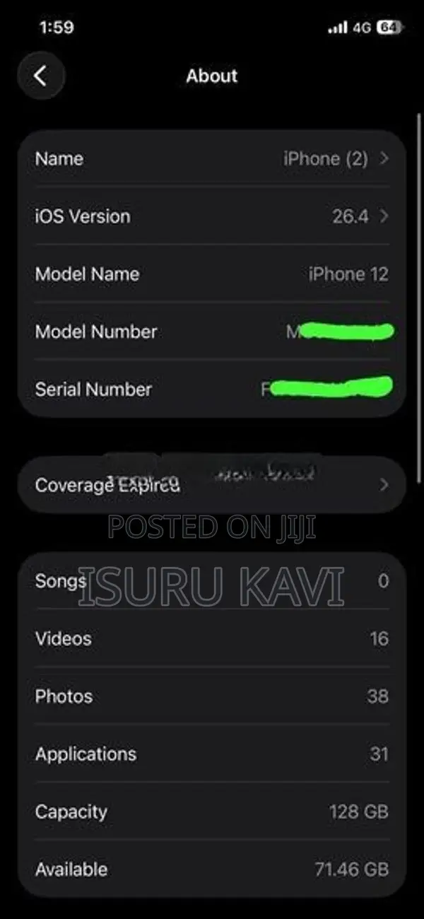 Apple iPhone 12 (Used)