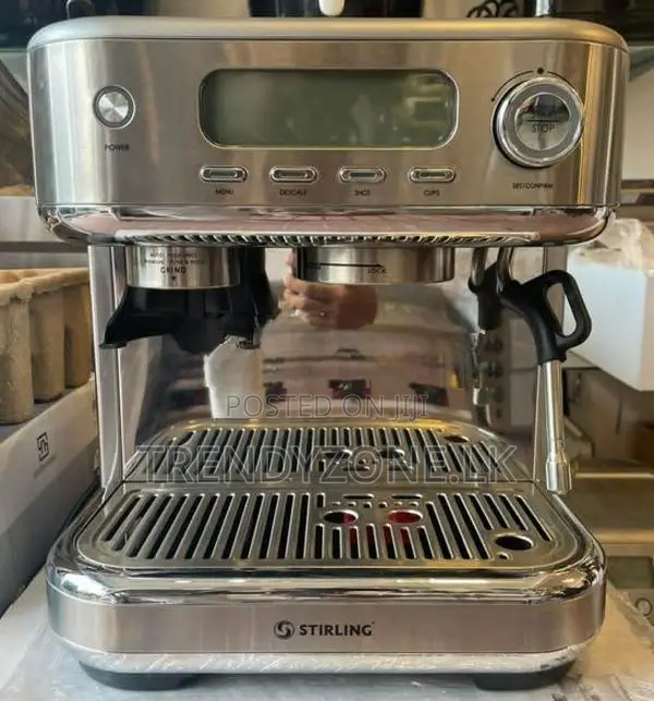 Stirling 15 Bar Espresso Machine With Grinder