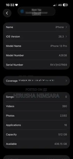 Apple iPhone 13 Pro (Used)