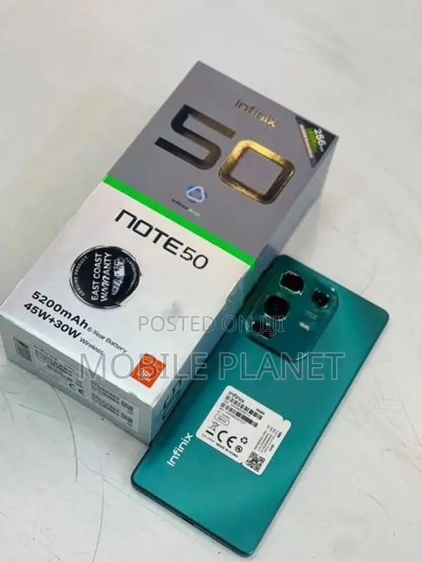 Infinix Note 50 8GB 256GB (Used)