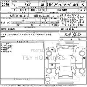 Toyota Raize 1000cc Turbo X 2025