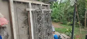 Window Frame with Door