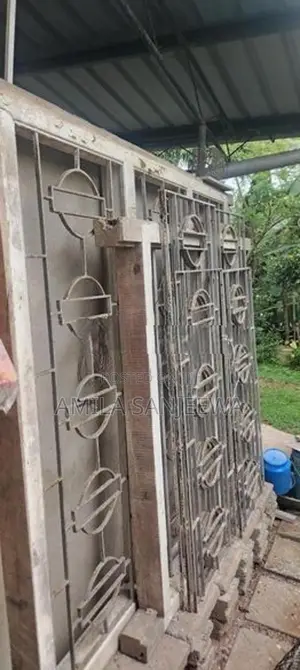Window Frame with Door