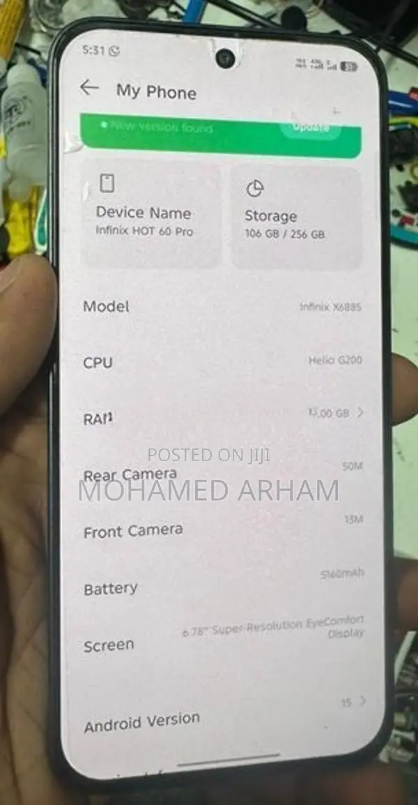 Infinix Hot 60 Pro (Used)