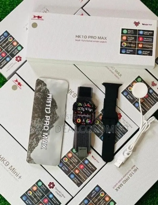 HK10 Pro Max AMOLED Display Smart Watch