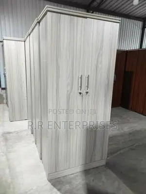 New 2 Door Ash White Melamine Wardrobes