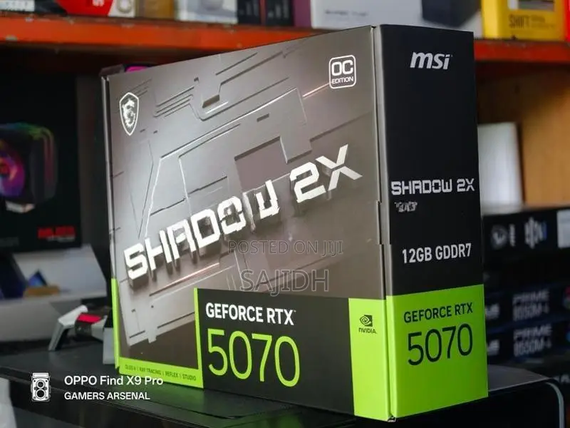 MSI RTX 5070 12GB SHADOW 2K GRAPHICS CARD - B NEW