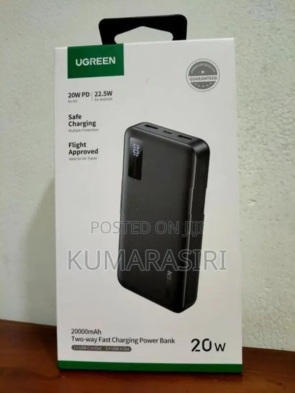 Ugreen 20000 Mah 20W Fast Charging Power Bank