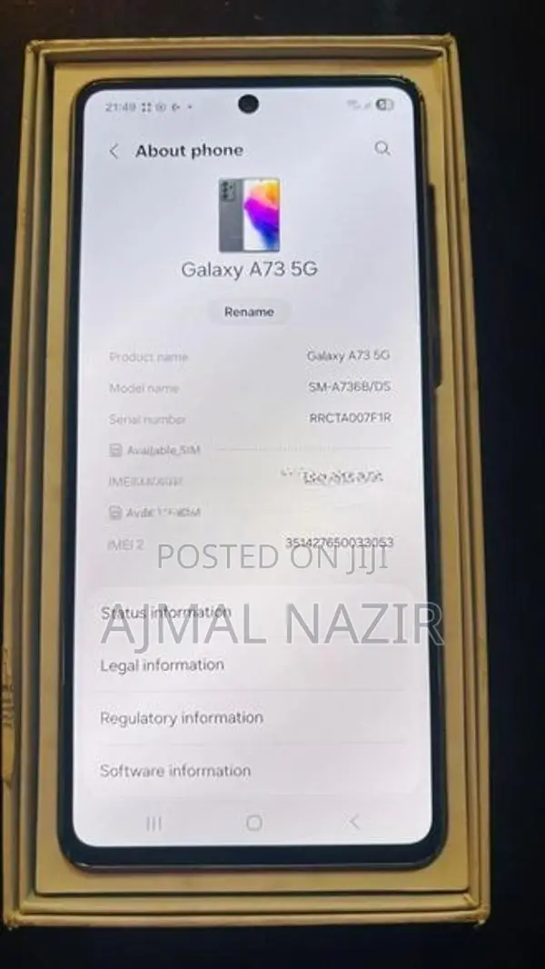 Samsung Galaxy A73 5G (Used)