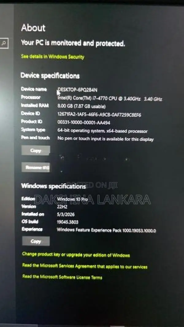 I7 4th Gen Computer