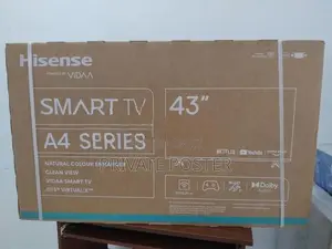 New 43" HISENSE FHD Smart LED Frameless TV (43A4K)