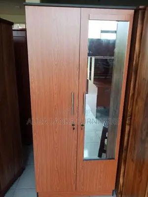 Melamine 2door Cupboard with Mirror